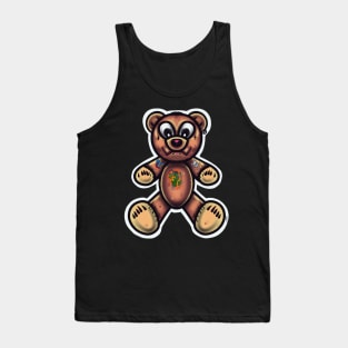 Tattooed teddy bear Tank Top